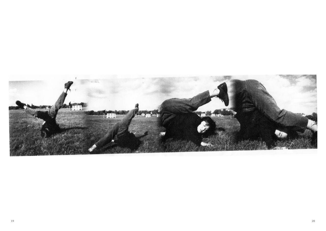 A panoramic spread of dancers on a field