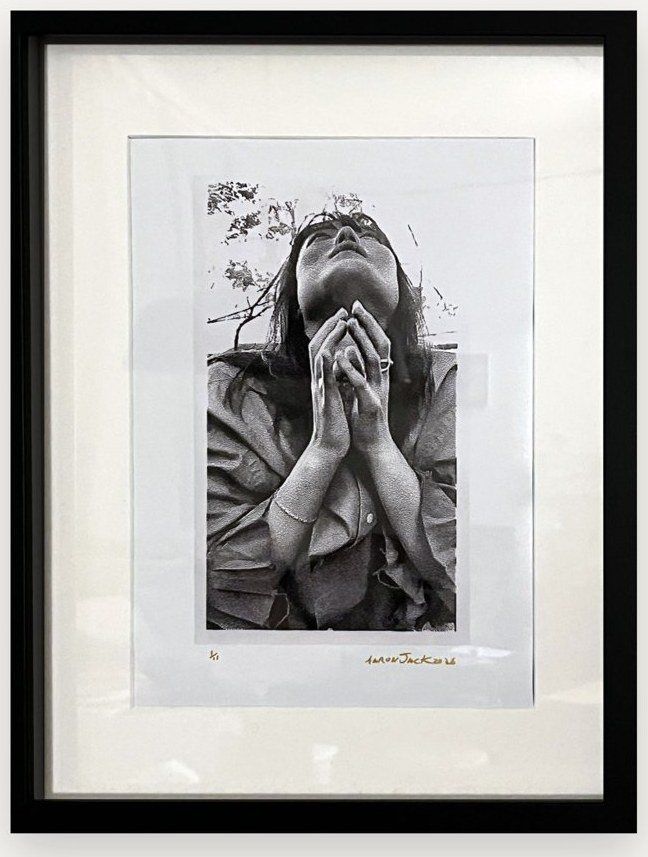 as it is., framed thermal photograph