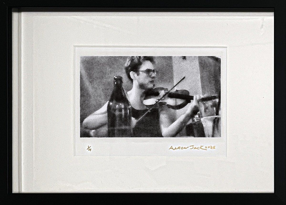 become the moment, framed thermal photograph, second edition