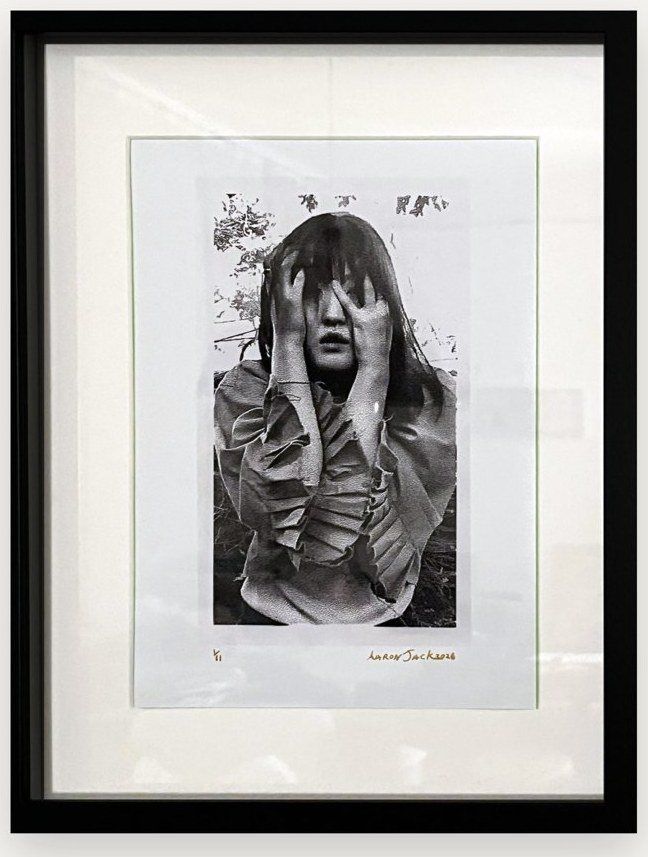 made of acknowledgement, framed thermal photograph