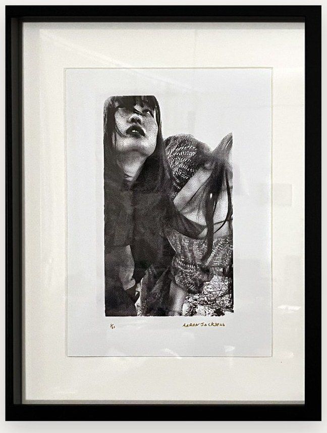 mind is moving, framed thermal photograph