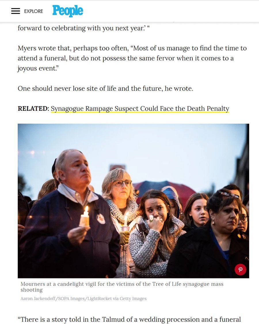 PEOPLE page with the photograph