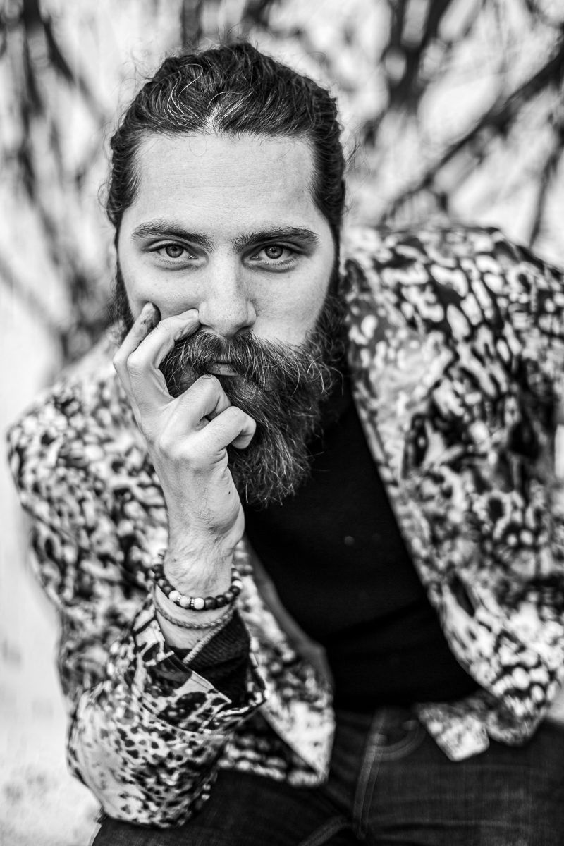 Aaron Jack, self-portrait